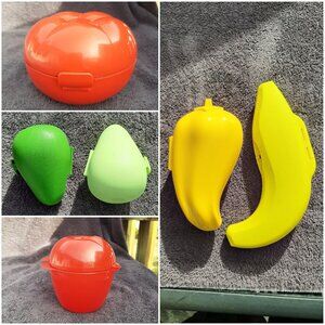 Tupperware You Pick Forget Me Knot Keepers Banana Avocado Tomato Apple